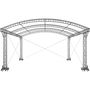 Naxpro Truss Εξέδρες με ημικυκλική στέγη